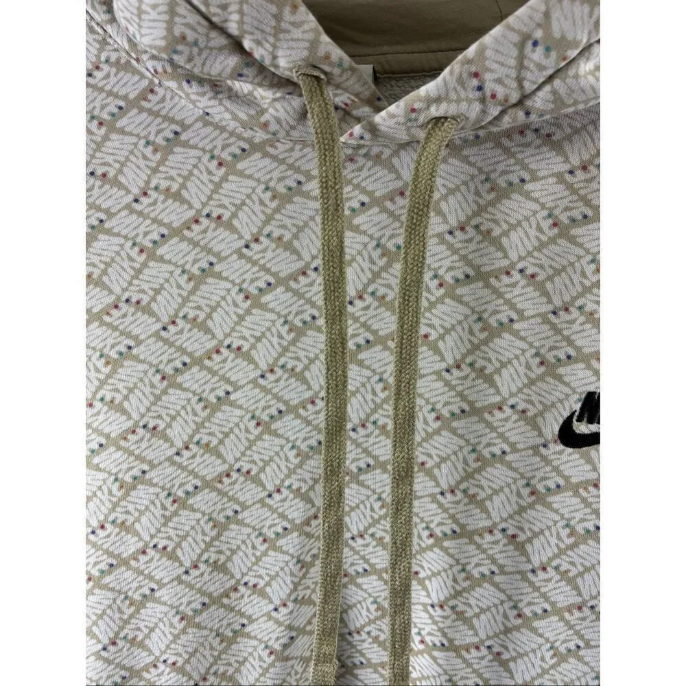 Nike Oversize Pullover Hoodie in Beige Size XL